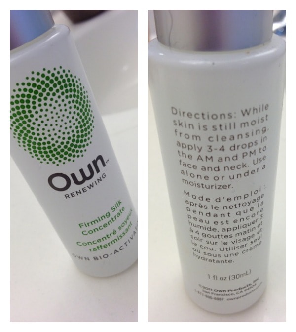 Own Firming Silk Concentrate