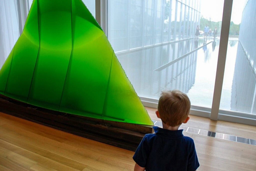 Green - even kids love art