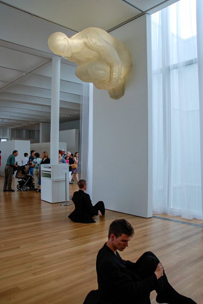 Light filled areas of the NCMA