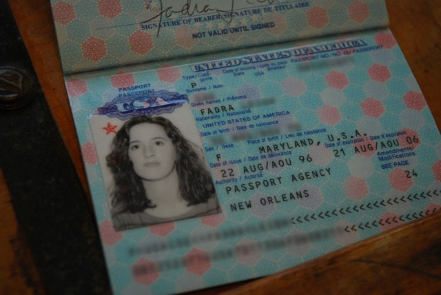 My first passport