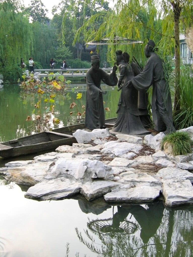 Garden statue in Hangzhou