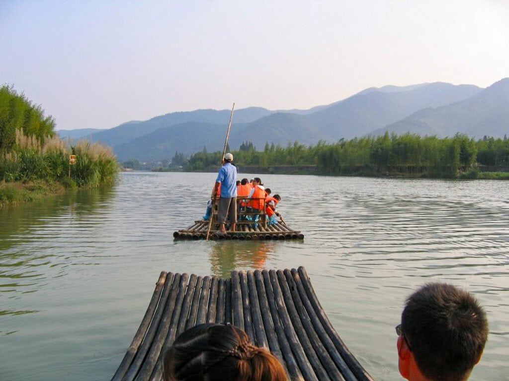 Bamboo river cruise near Hangzhou