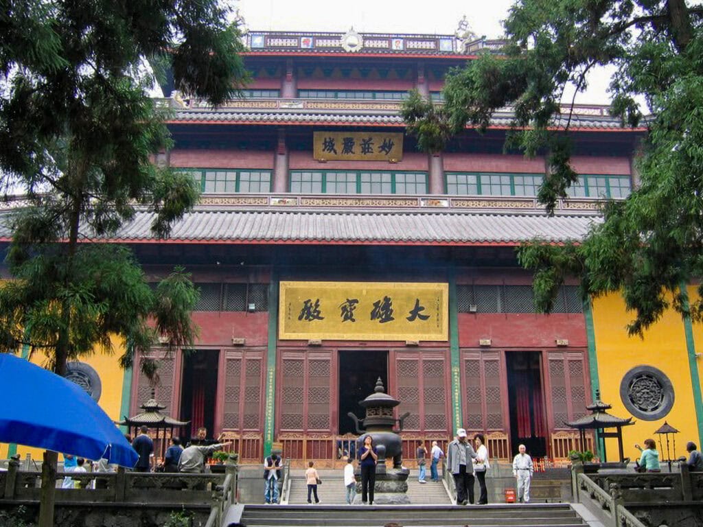 Lingyin Buddhist Temple near Hangzhou, China