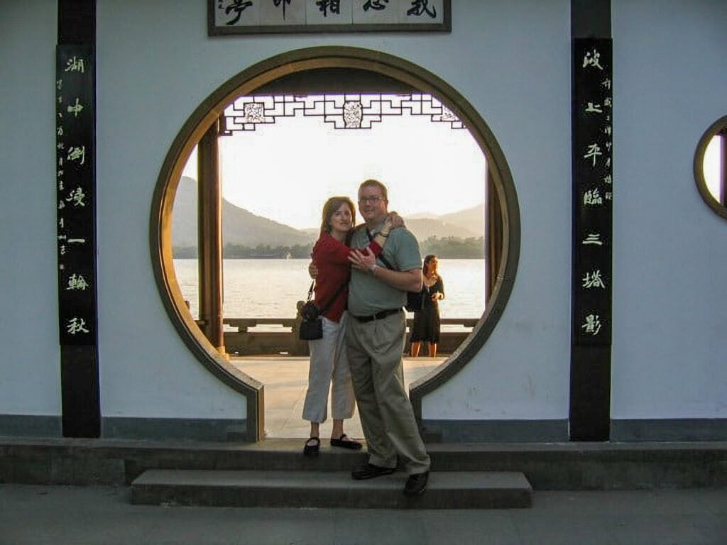 The Circle of Happiness near West Lake