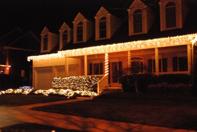 Christmas lights in Raleigh