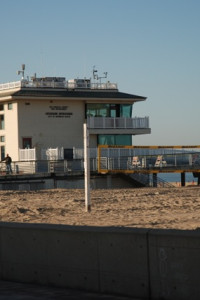 Lifeguard station, just like Baywatch.