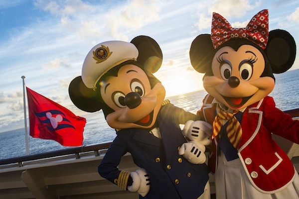 Captain Mickey and First Mate Minnie on the Disney Magic