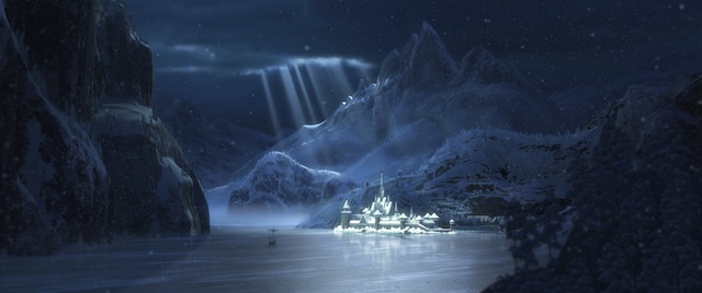 "FROZEN" Arendelle in Winter concept art. ©2013 Disney. All Rights Reserved.