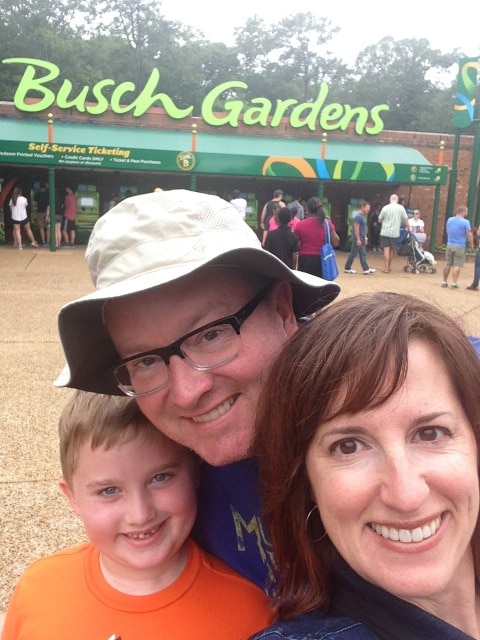 Family at Busch Gardens