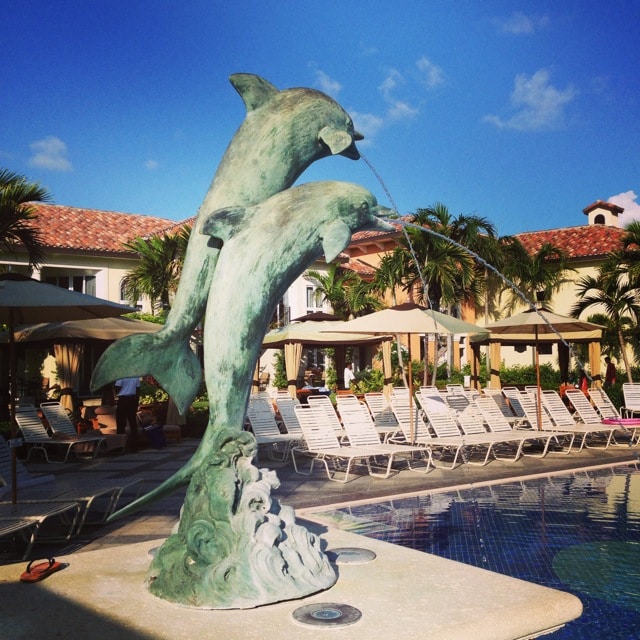 Dolphin fountain - Instagram