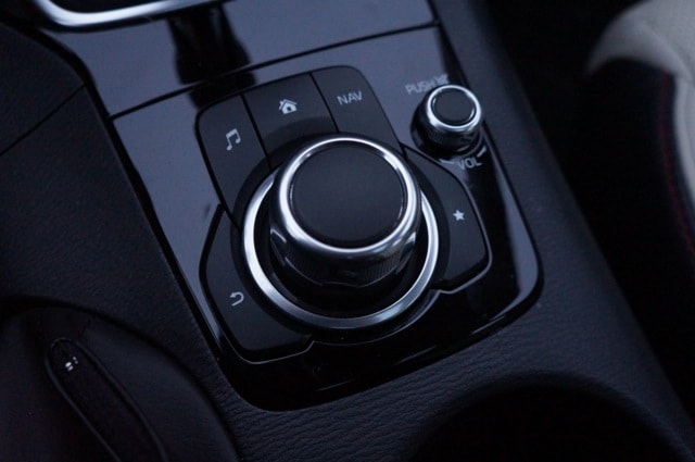 Dash controls Mazda3