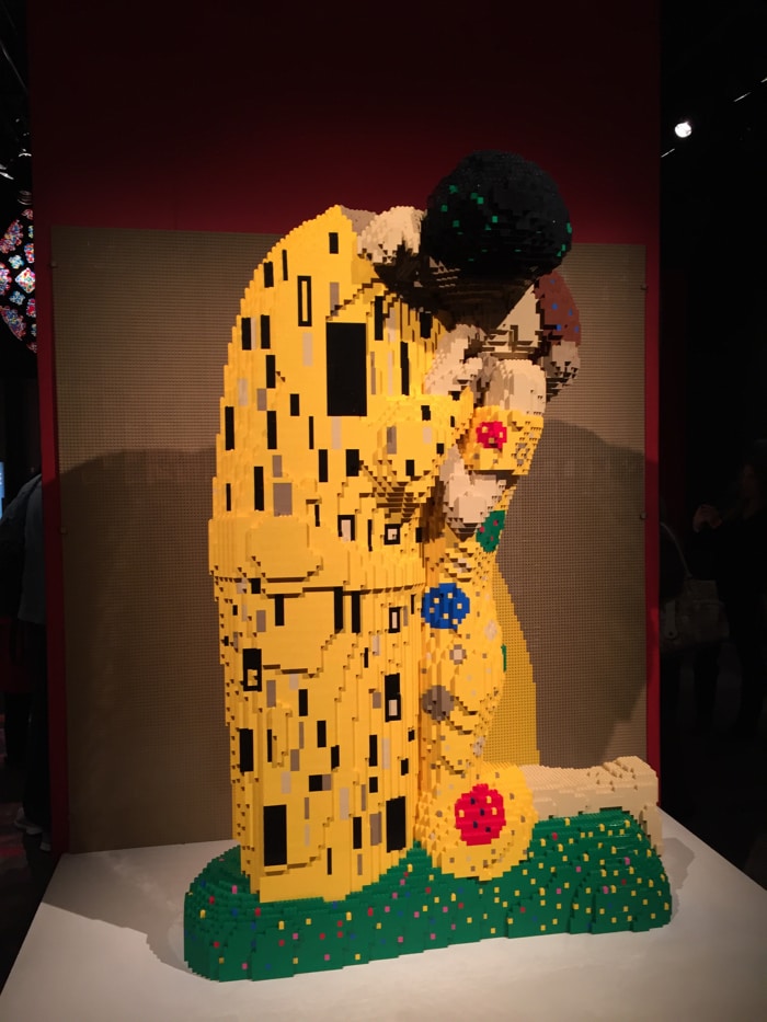 Gustav Klimt - The Kiss - LEGO
