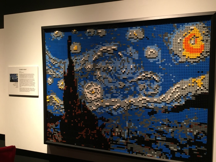 Starry Night - Van Gogh - LEGO