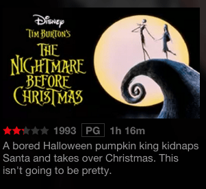 The Nightmare Before Christmas on Netflix