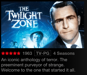 The Twilight Zone on Netflix