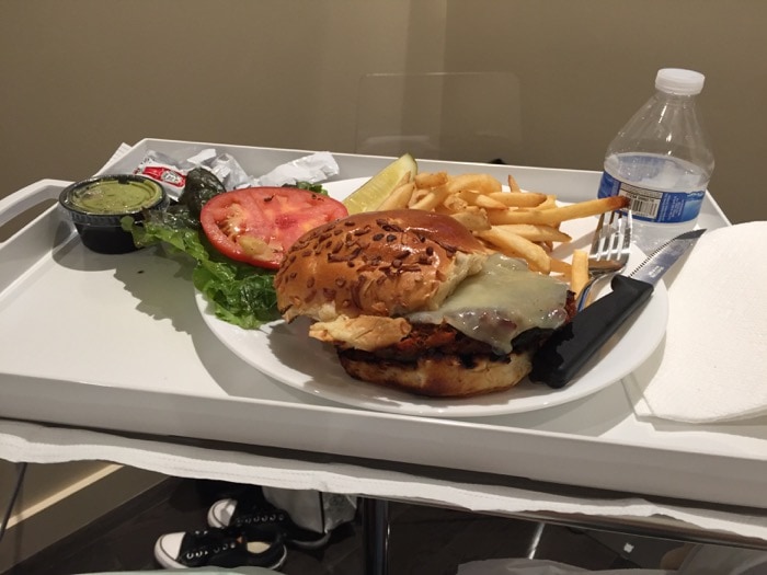 Lunch during CoolSculpting