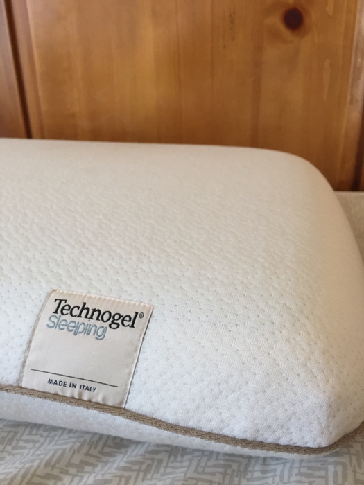 My Technogel pillow, made in Italy
