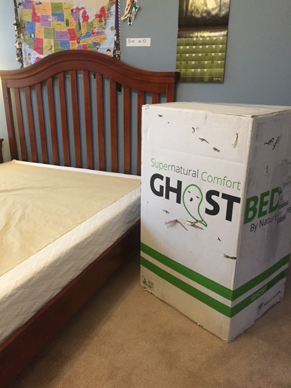 GhostBed mattress box
