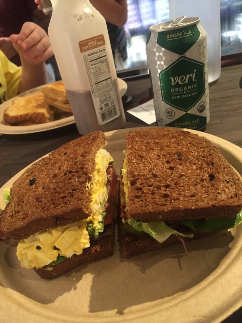 Suzanne's Deviled Egg sandwich