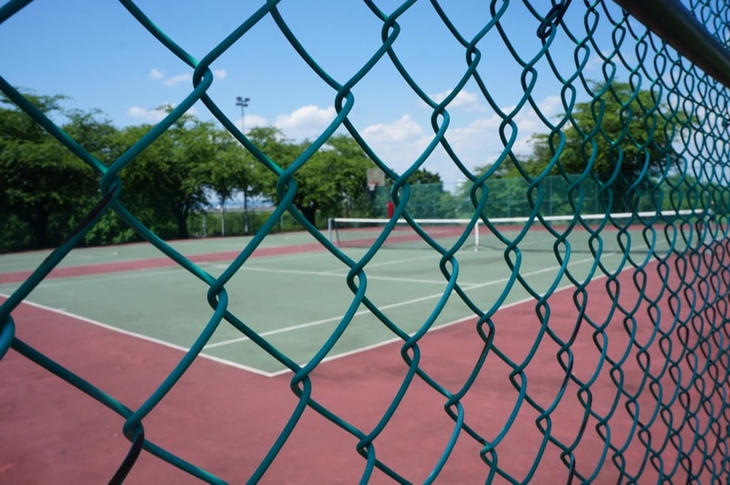 Tennis court at Hershey Lodge