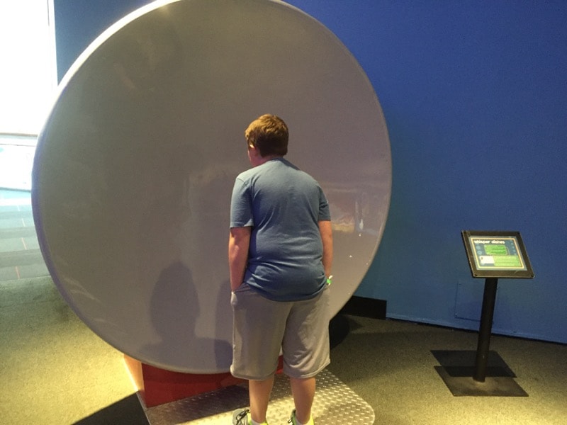 Whisper Dishes - Maryland Science Center