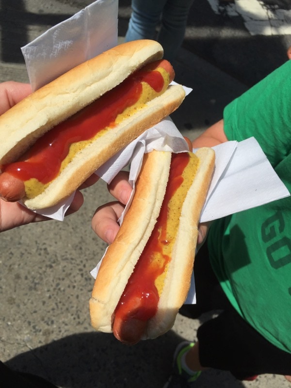 Hot dogs: Street food of champions!