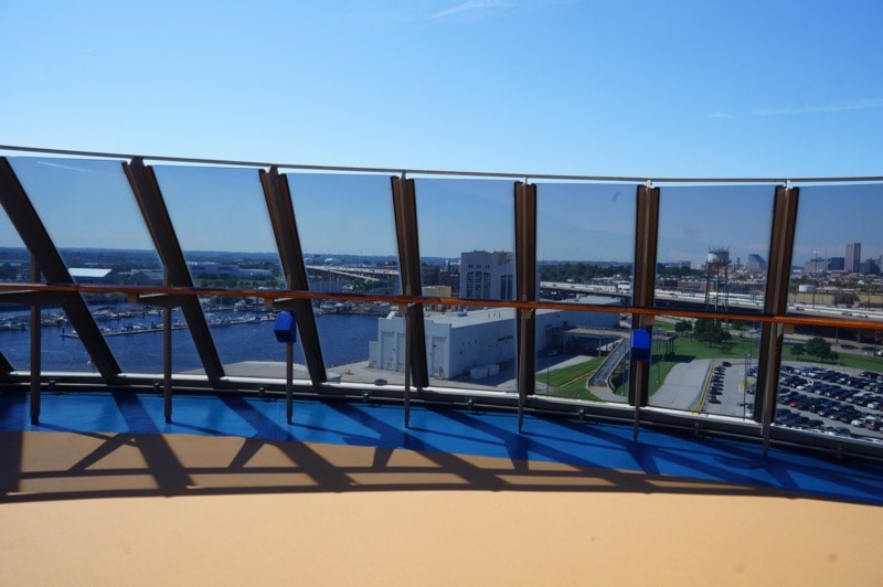 Carnival Pride overlooking Baltimore