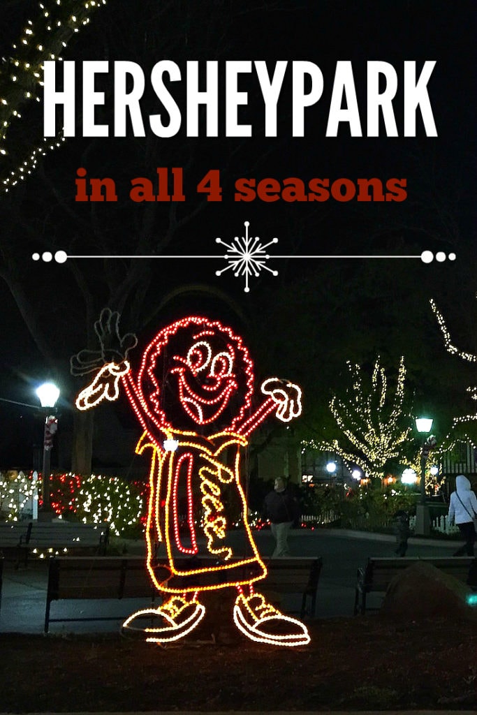 Hersheypark in all four seasons