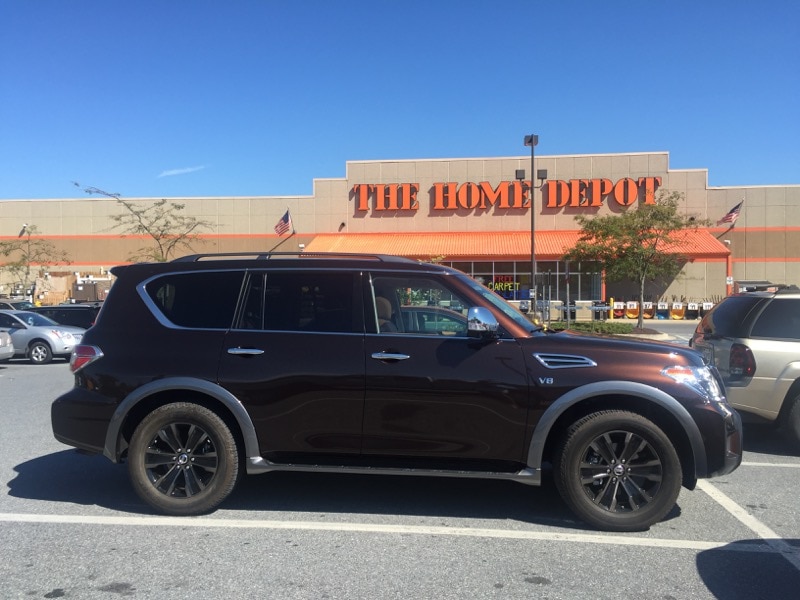 An exciting ride to the Home Depot