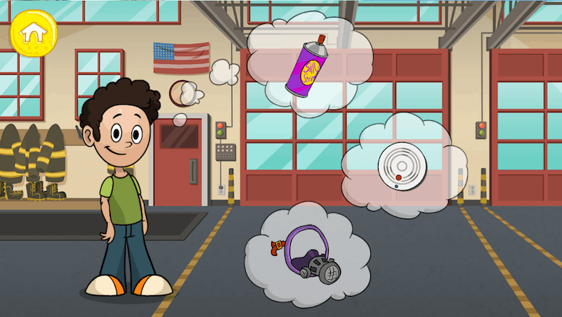 Make Believe in Sparky's Firehouse app