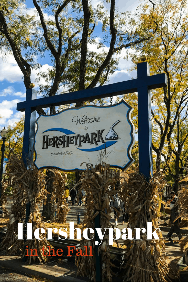 hersheypark in the fall
