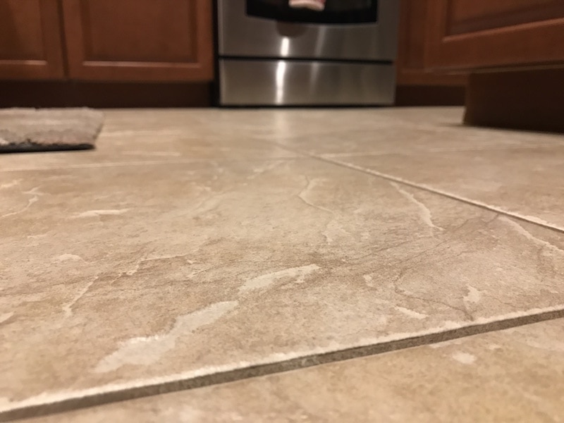 Kitchen floor tile