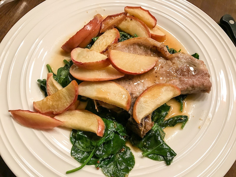 Pork chops and apples - Whole30