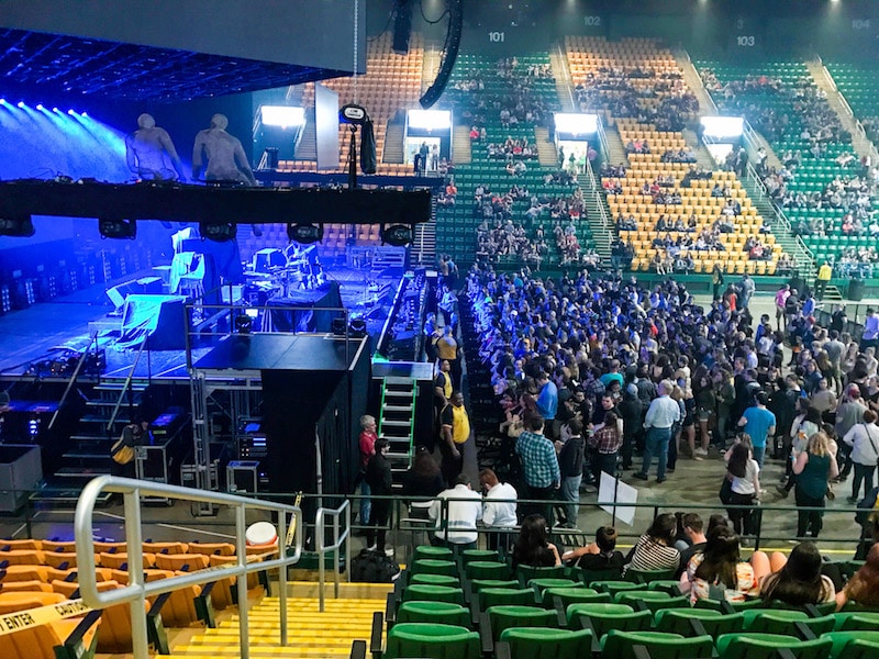 Seats at EagleBank Arena