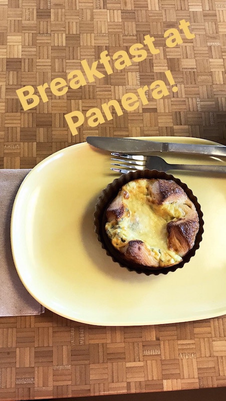 Breakfast at Panera
