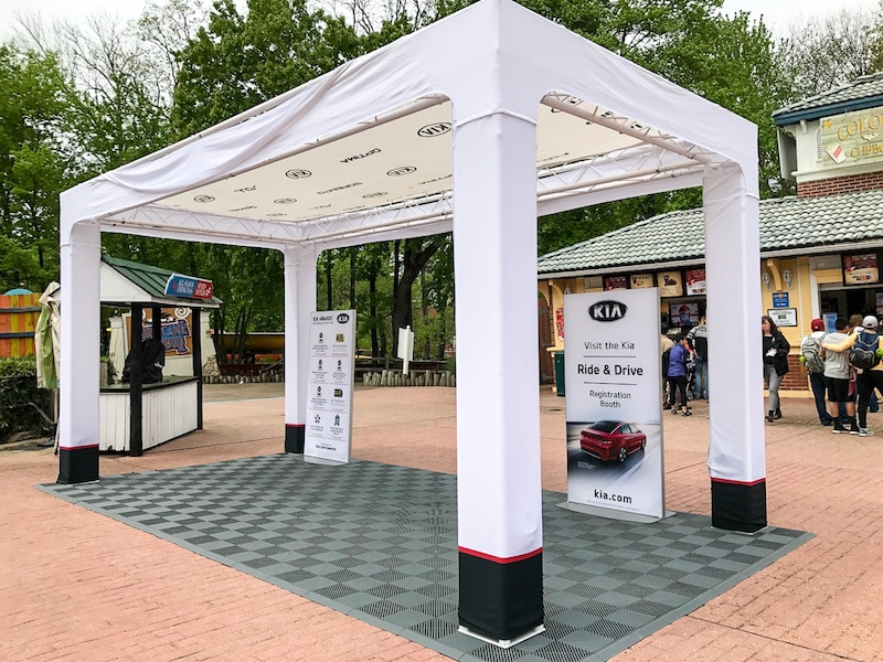 Kia Ride and Drive reception in the park
