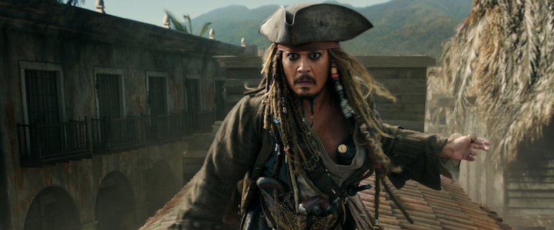 Johny Depp as Captain Jack Sparrow