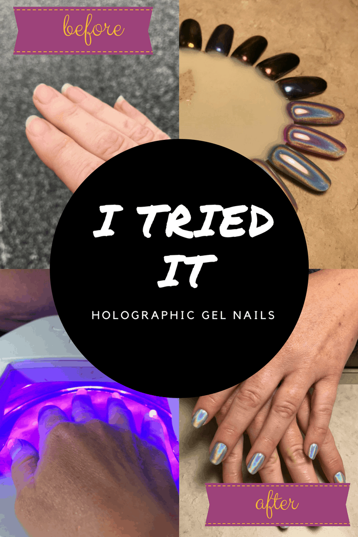 I TRIED IT - Holographic Gel Nails