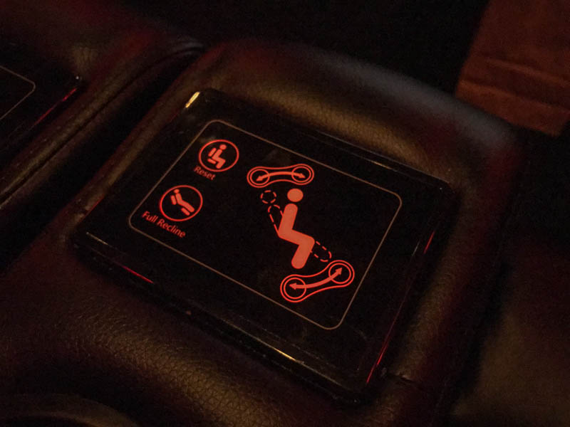 Chair control at AMC theater