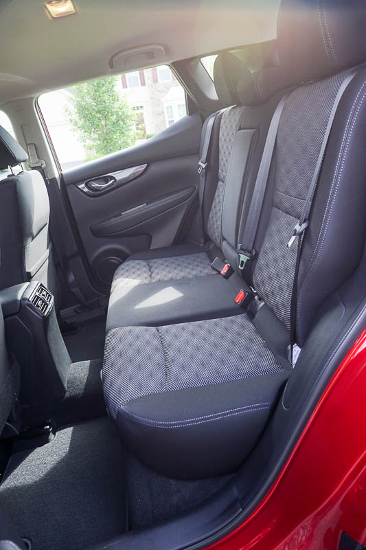 Nissan Rogue Sport - back seat