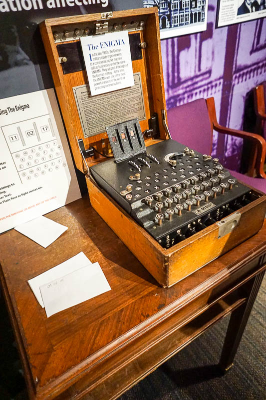 Enigma machine used in WWII