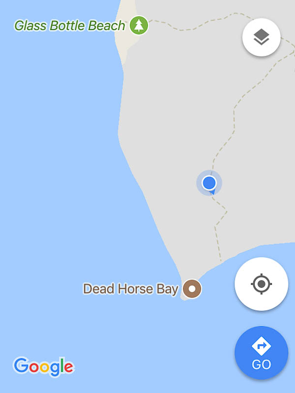 Dead Horse Bay map