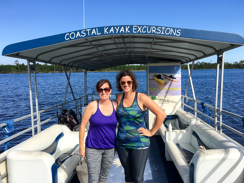 Fadra and Sarah on Coastal Kayak Excursions