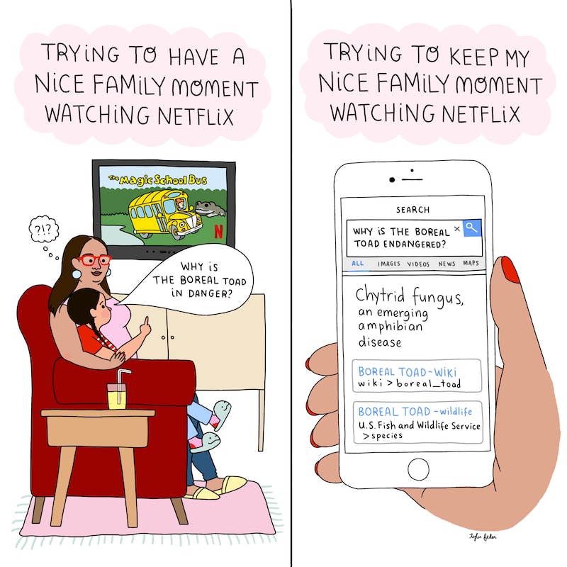 Watch Netflix, Ask Google