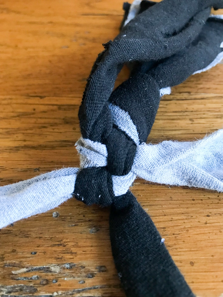 DIY braided dog toy - step 6
