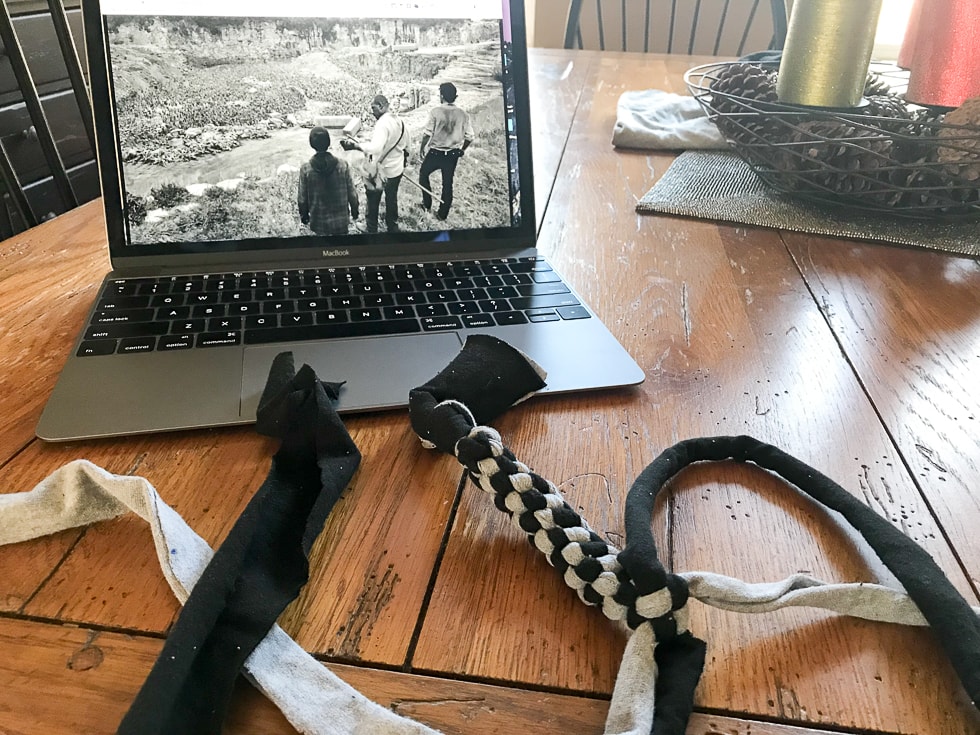 Time to make for DIY braided dog toy