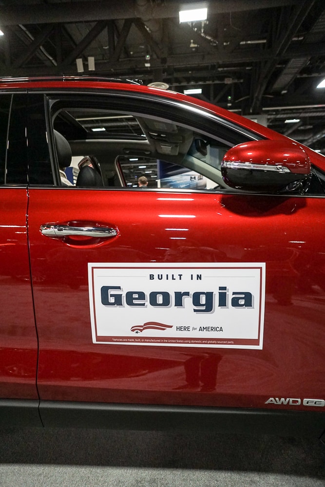 Kia Built in Georgia - Washington Auto Show