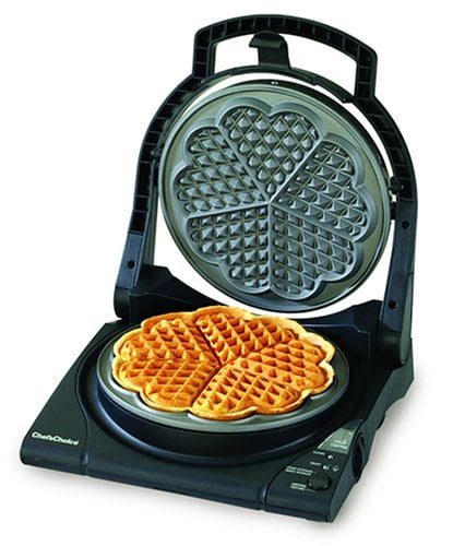 Heart shaped waffle maker