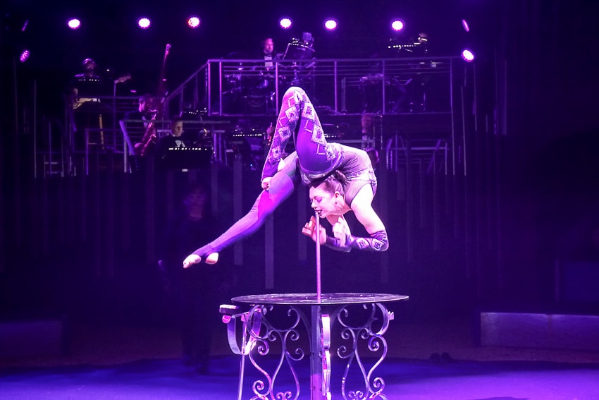 Contortionist at Big Apple Circus