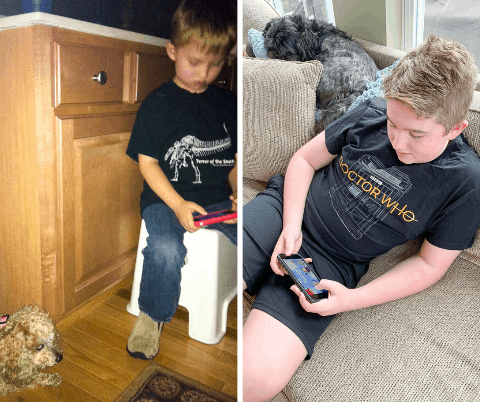 iPhone time - then and now